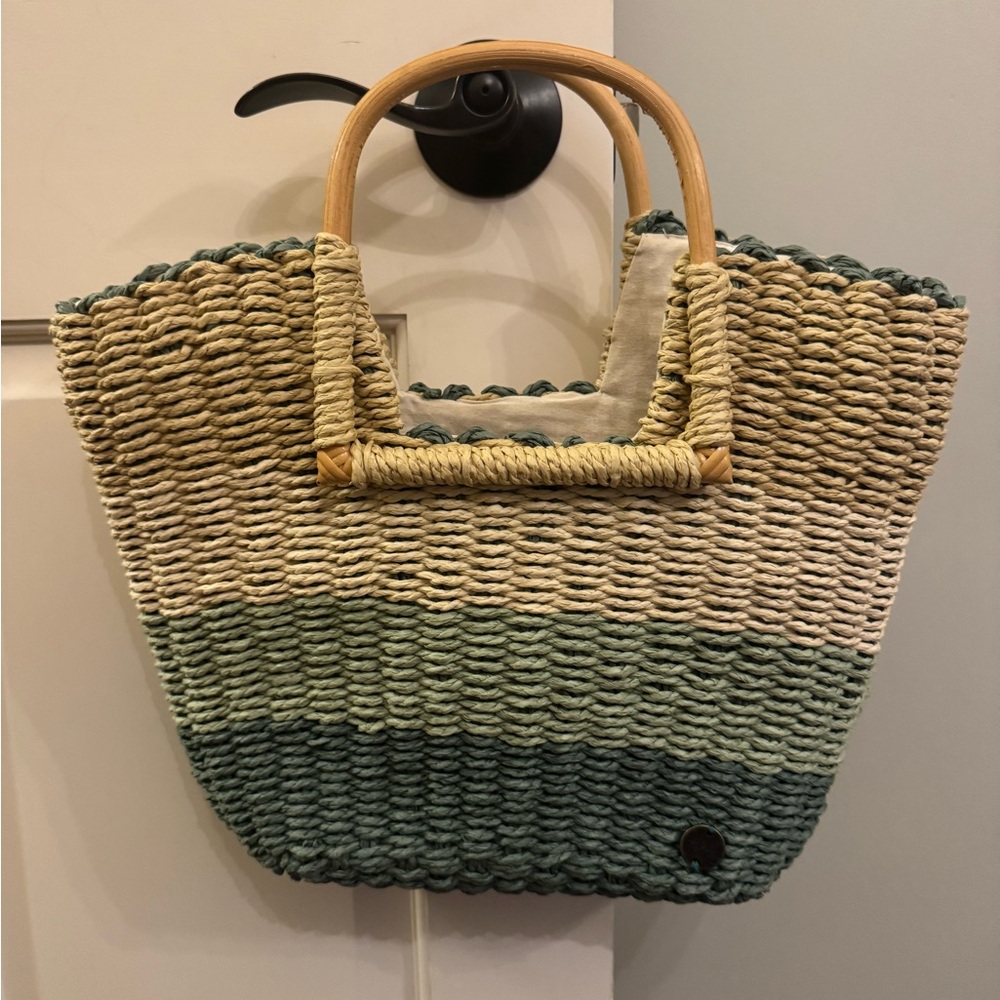 Billabong x The Salty Blonde Woven Tote Bag